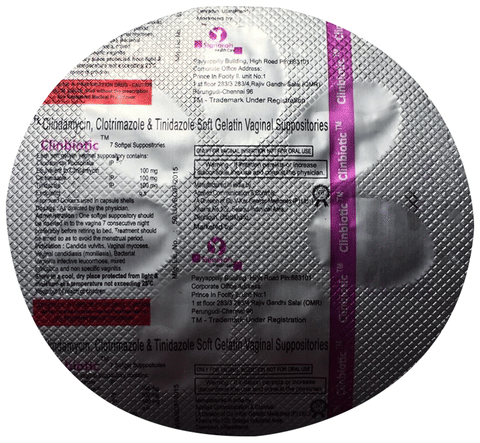 Clinbiotic Soft Gelatin Vaginal Suppositories