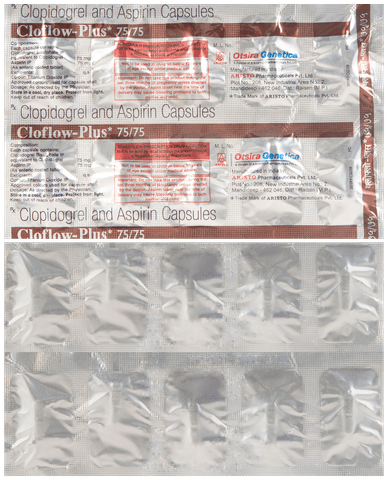 Cloflow Plus 75 mg/75 mg Capsule