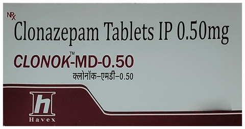 Clonok-MD 0.50 Tablet