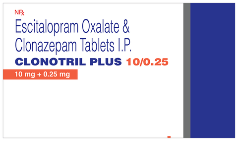Clonotril Plus 10/0.25 Tablet