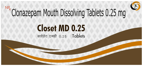 Closet MD 0.25 Tablet