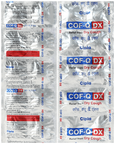 Cof Q DX 5mg/2mg/10mg Tablet