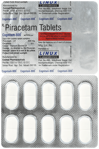Cognitam 800mg Tablet