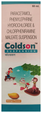 Coldson Oral Suspension Mango