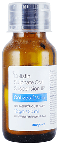 Colizest 25mg Oral Suspension