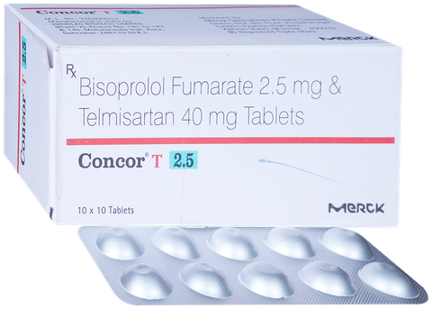 Concor T 2.5mg/40mg Tablet