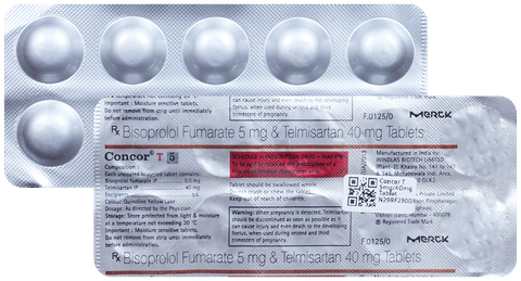 Concor T 5mg/40mg Tablet