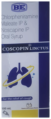 Coscopin Linctus Syrup Passion fruit & cherry