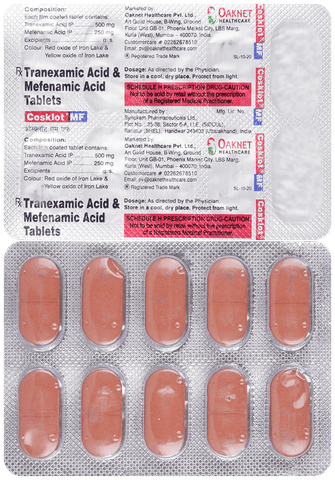 Cosklot MF 500mg/250mg Tablet