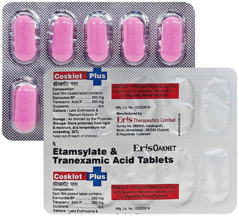 Cosklot Plus 250mg/250mg Tablet