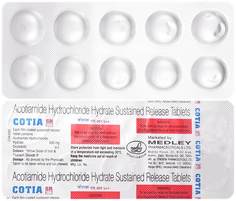 Cotia 300mg Tablet SR