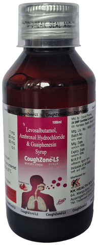 Coughzone-LS Syrup Strawberry Sugar Free