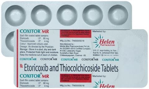 Coxitor MR 60mg/4mg Tablet