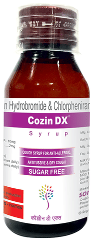 Cozin DX Syrup Sugar Free