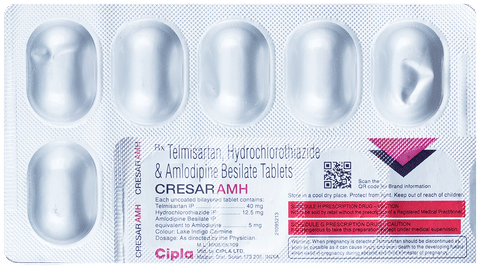 Cresar AMH 40mg/5mg/12.5mg Tablet