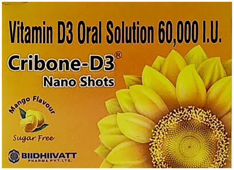 Cribone-D3 Nano Shot (5ml Each) Mango Sugar Free