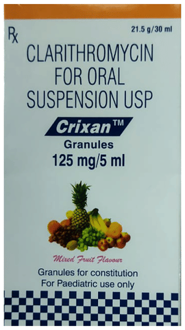 cRIXan 125mg Granules Mixed Fruit