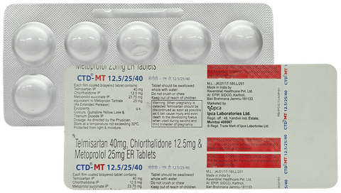 CTD-MT 12.5/25/40 Tablet ER