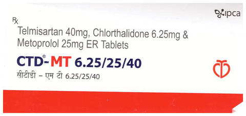 CTD-MT 6.25/25/40 Tablet ER