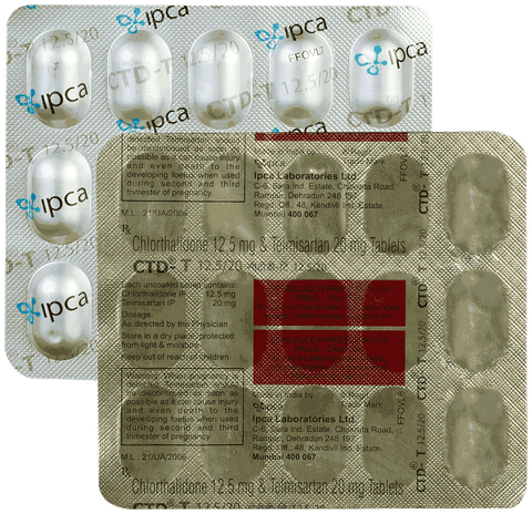 CTD-T 12.5/20 Tablet