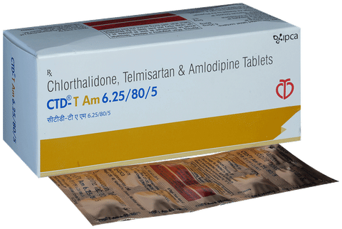 CTD-T AM 6.25/80/5 Tablet
