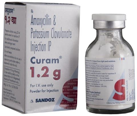 Curam 1.2gm Powder for Injection