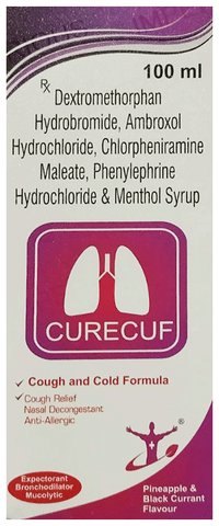 Curecuf Syrup Pineapple & Black currant