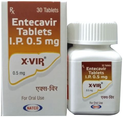 X Vir 0.5mg Tablet