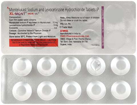 XL Mont 5mg/10mg Tablet