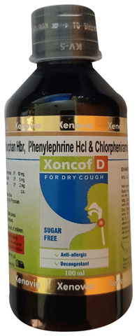 Xoncof D Syrup Sugar Free