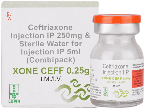 Xone Ceff 250mg Injection