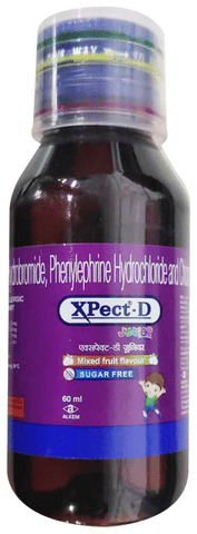 Xpect D Junior Syrup Mixed Fruit Sugar Free