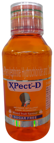 Xpect-D Syrup Mixed Fruit Sugar Free