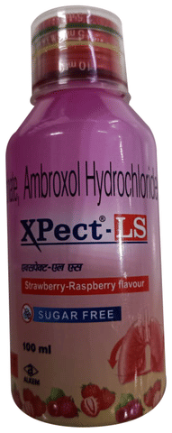 Xpect-LS Expectorant Raspberry Strawberry Sugar Free