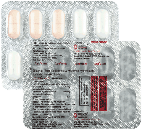 Xzid M 60mg/500mg Tablet ER