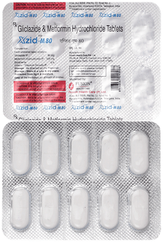 Xzid M 80mg/500mg Tablet XR