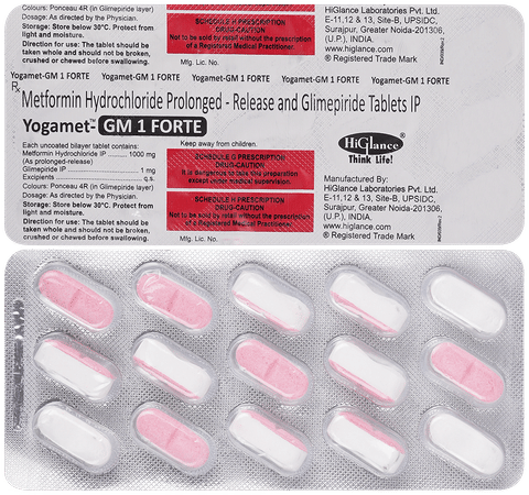 Yogamet-GM 1 Forte Tablet