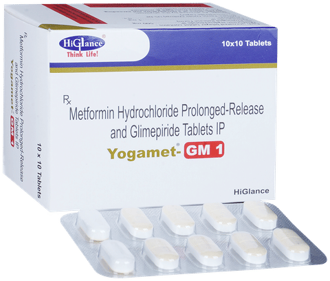 Yogamet-GM 1 Tablet PR