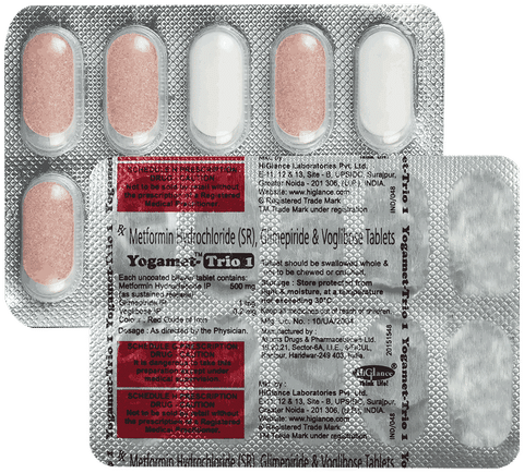 Yogamet-Trio 1 Tablet SR