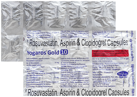 Yogaros Gold 75mg/10mg/75mg Capsule