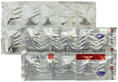 Yogaros Gold 75mg/20mg/75mg Capsule