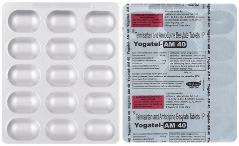 Yogatel-AM 40mg/5mg Tablet