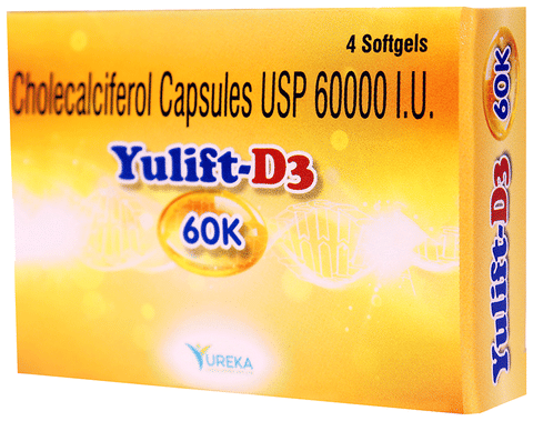 Yulift-D3 60K Softgel Capsule