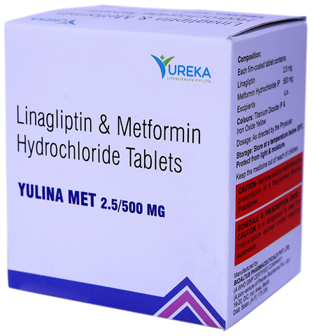 Yulina Met 2.5/500 MG Tablet
