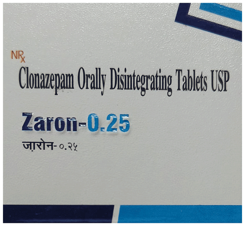 Zaron 0.25 Tablet MD