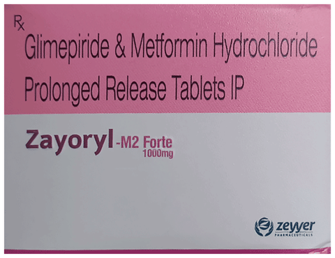 Zayoryl-M2 Forte 1000mg Tablet PR