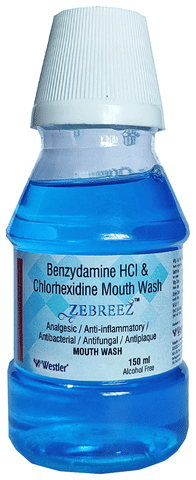 Zebreez Mouth Wash Alcohol Free