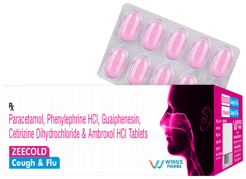 Zeecold Cough & Flu Tablet