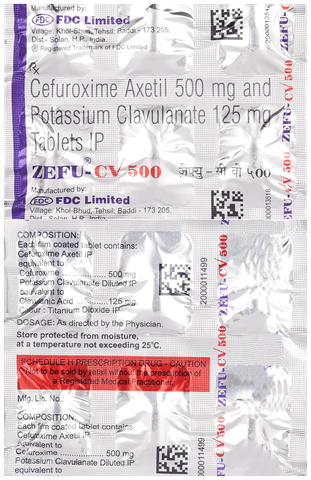 Zefu-CV 500 Tablet