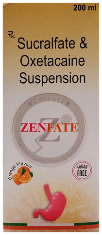 Zenfate Oral Suspension Orange Sugar Free